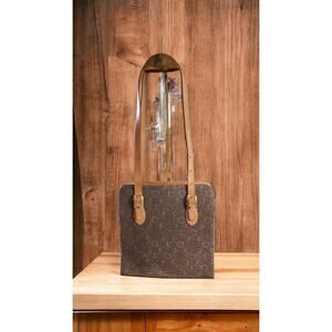 EL PORTAL  Shoulder Bag Medium Purse Leather Trim and Strap